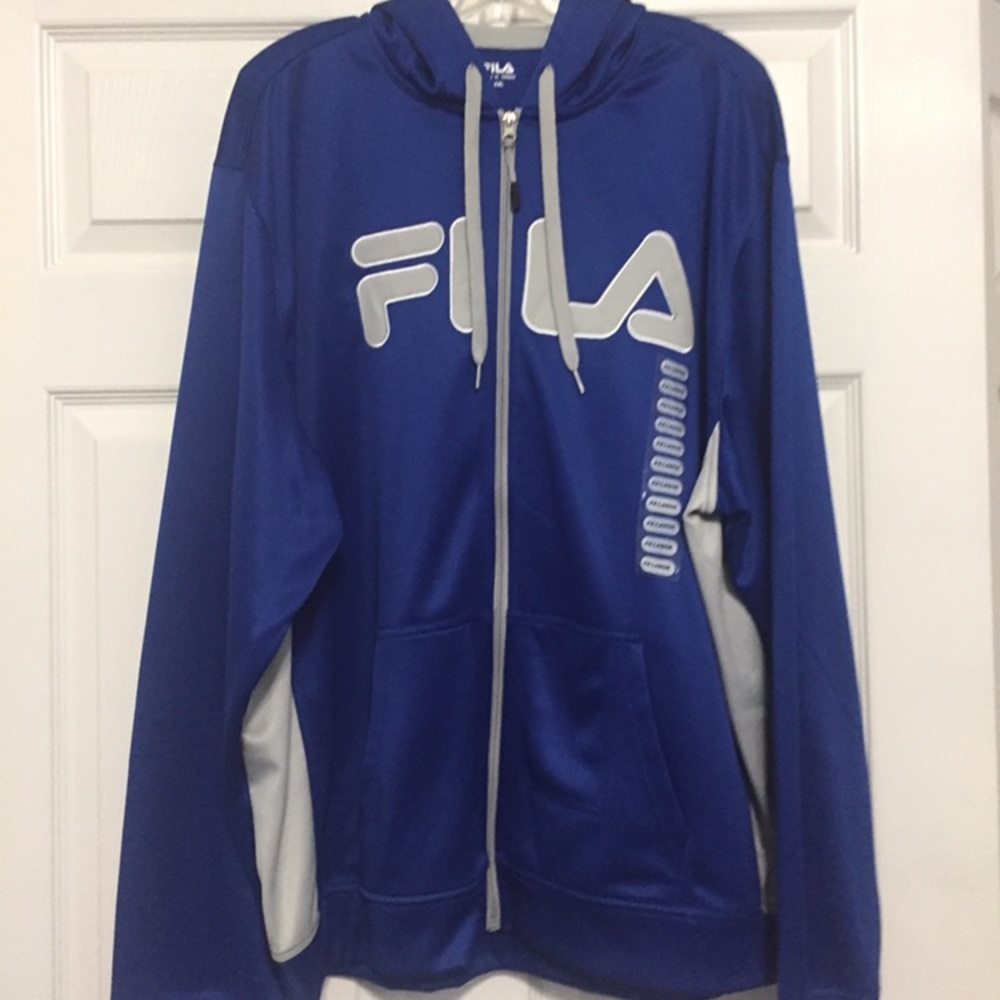 FILA Hoodie/SweatJacket  zip front